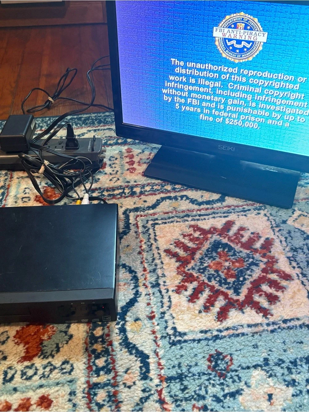 Sanyo Black DVD Player - Sleek Home Media Console